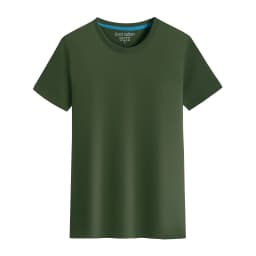 2026 Brand New 100% Cotton Mens T-shirt Pure Color Men T Shirts Round Collar Short-Sleeve Man T-shirt Top Tees For Male Clothes