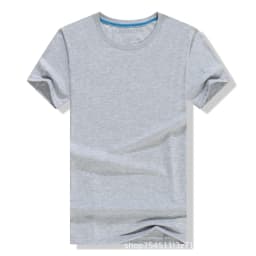 2026 Brand New 100% Cotton Mens T-shirt Pure Color Men T Shirts Round Collar Short-Sleeve Man T-shirt Top Tees For Male Clothes