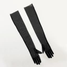 WG002-1 Elegant White / Black Long Gloves Light Breathable Tulle Brides Bridesmaid Wedding Pageant Prom Women Gloves