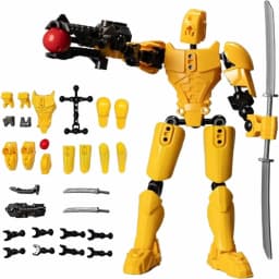 Upgraded T13 Action Figure 3D Printed Titan 13 Action Figure Multi-Articular Robot Dummy Action Figures for Game Lovers