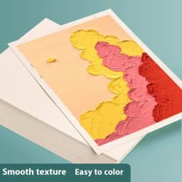 200GSM Oil Pastel Paper Oil Painting Stick Special Paper Blank Drawing A4 Chalk Coloring Crayons Painting Acid Free Cardboard
