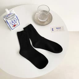 CHAOZHU Autumn Winter Red Brown Color Series Women Loose Socks Rib Cotton Fashion Basic Daily Classic Sock Female