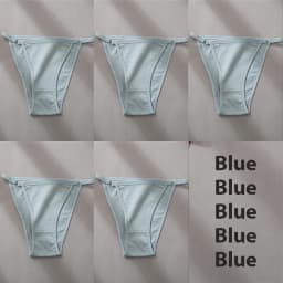 4/5PCS/Set Sexy Underwear Cotton Panties Women Lingerie Female Underpant Hoop Design Waistband Brief Intimate Bikini Panty Woman