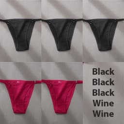 4/5PCS/Set Sexy Underwear Cotton Panties Women Lingerie Female Underpant Hoop Design Waistband Brief Intimate Bikini Panty Woman