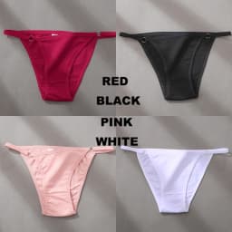 4/5PCS/Set Sexy Underwear Cotton Panties Women Lingerie Female Underpant Hoop Design Waistband Brief Intimate Bikini Panty Woman