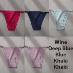 4/5PCS/Set Sexy Underwear Cotton Panties Women Lingerie Female Underpant Hoop Design Waistband Brief Intimate Bikini Panty Woman