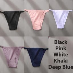 4/5PCS/Set Sexy Underwear Cotton Panties Women Lingerie Female Underpant Hoop Design Waistband Brief Intimate Bikini Panty Woman
