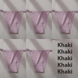 4/5PCS/Set Sexy Underwear Cotton Panties Women Lingerie Female Underpant Hoop Design Waistband Brief Intimate Bikini Panty Woman