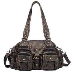 Vintage Women Handbags Satchel Top-handle Handbag PU Shoulder Bag Dumpling Pack Give Gifts Shoulder Bags Phone Money Pack