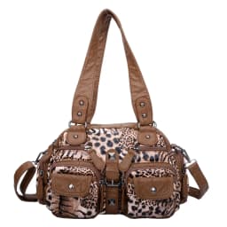 Vintage Women Handbags Satchel Top-handle Handbag PU Shoulder Bag Dumpling Pack Give Gifts Shoulder Bags Phone Money Pack