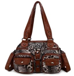 Vintage Women Handbags Satchel Top-handle Handbag PU Shoulder Bag Dumpling Pack Give Gifts Shoulder Bags Phone Money Pack