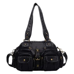 Vintage Women Handbags Satchel Top-handle Handbag PU Shoulder Bag Dumpling Pack Give Gifts Shoulder Bags Phone Money Pack