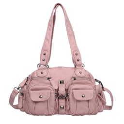 Vintage Women Handbags Satchel Top-handle Handbag PU Shoulder Bag Dumpling Pack Give Gifts Shoulder Bags Phone Money Pack
