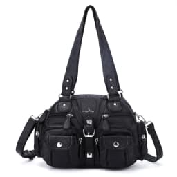 Vintage Women Handbags Satchel Top-handle Handbag PU Shoulder Bag Dumpling Pack Give Gifts Shoulder Bags Phone Money Pack