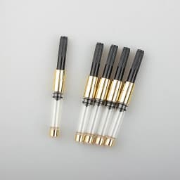 5pc FOUNTAIN PEN refill INK CONVERTER PUMP CARTRIDGES gold