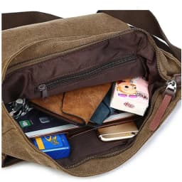 Men Vintage Canvas Bag Men Casual Crossbody Bag for Men Messenger Bag Man Travel Shoulder Bags