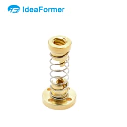 3D Printer Parts T8 Anti Backlash Nut Spring Loaded Elimination Gap Nut for Lead 2/4/8mm Threaded Rod Lead Screws DIY CNC