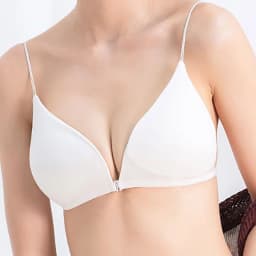 Bralette French Triangle Cup Bras for Women Comfort Cotton Bra Girl Summer Thin Soft Sexy Push Up Seamless Invisible Underwear
