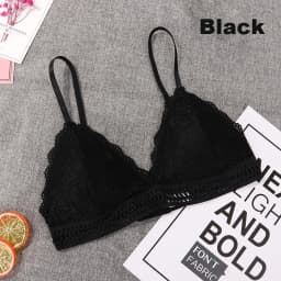 Bralette French Triangle Cup Bras for Women Comfort Cotton Bra Girl Summer Thin Soft Sexy Push Up Seamless Invisible Underwear
