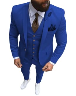 Men Suits Prom Tuxedo Slim Fit 3 Piece Groom Wedding Suits For Men Custom Blazer Terno Masuclino 3 Pieces (Jacket + Vest + Pant)