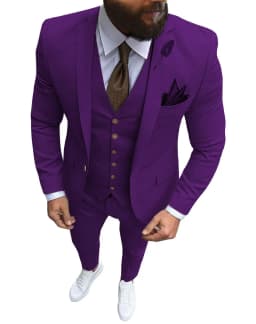 Men Suits Prom Tuxedo Slim Fit 3 Piece Groom Wedding Suits For Men Custom Blazer Terno Masuclino 3 Pieces (Jacket + Vest + Pant)