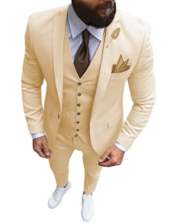 Men Suits Prom Tuxedo Slim Fit 3 Piece Groom Wedding Suits For Men Custom Blazer Terno Masuclino 3 Pieces (Jacket + Vest + Pant)