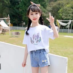 IENENS Kids Baby Girls Summer Denim Clothing Shorts Pants Jeans Clothes Children Girl Casual Short Trousers Infant Bottoms