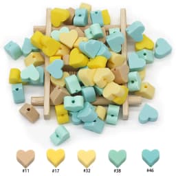 Cute-Idea Food grade Baby Silicone Beads 10PCs Baby tooth health Nursing beads Baby Pacifier Chain Toys accessories Baby goods