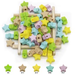 Cute-Idea Food grade Baby Silicone Beads 10PCs Baby tooth health Nursing beads Baby Pacifier Chain Toys accessories Baby goods