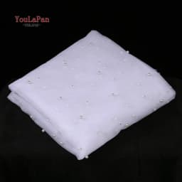 TOPQUEEN V05 Pearls Wedding Veils With Comb 100% Handmade Beaded Wedding Accessories 3M Cathedral Wedding Veil Luxury Elegant