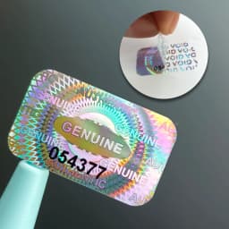 300/600/1200 pcs Security Seal Tamper Proof Stickers Holographic Warranty Void Laser Label with Serial Number Adhesive Labels