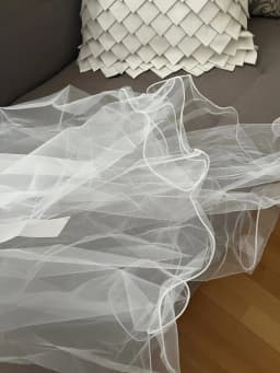 Real Image Bridal Veils With Bow 0.8m Vestido De Noiva Longo Wedding Veil Ivory White Veil With Free Comb