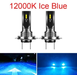 2Pcs H4 HS1 H6 H8 H11 H7 Mini Car Led Motorcycle Car Headlight Bulb Fog Light 3000K Gold 6000K White 12000LM Lamp Accessories