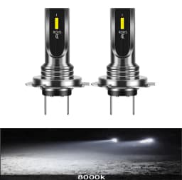 2Pcs H4 HS1 H6 H8 H11 H7 Mini Car Led Motorcycle Car Headlight Bulb Fog Light 3000K Gold 6000K White 12000LM Lamp Accessories