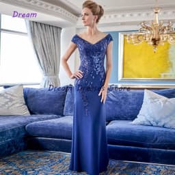 Dream Off The Shoulder Sheath Straight Mother Of Bride Dresses Sequin Sleeveless Party Gowns Custom Summer Mère Formelle Robes