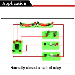 Physics 3v Electromagnetic Relay Junior High School Physics Electrical Experiment Teaching Equipment Instrument Demonstration