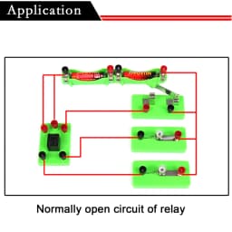 Physics 3v Electromagnetic Relay Junior High School Physics Electrical Experiment Teaching Equipment Instrument Demonstration