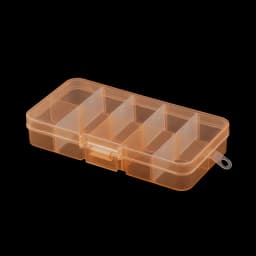 10 Slots Adjustable Clear Plastic Rectangle Storage Box Case Holder Craft Organizer Beads Jewelry Container For Jewelry Storage