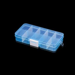 10 Slots Adjustable Clear Plastic Rectangle Storage Box Case Holder Craft Organizer Beads Jewelry Container For Jewelry Storage