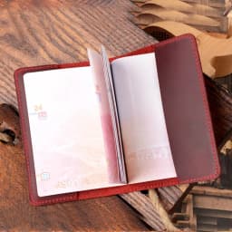 Genuine Leather Russia Passport Cover Full Grain Leather Passport Gift for Travel