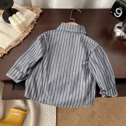 IENENS Kids Shirt Clothes Spring Thin Blouses Clothing Infant Boy Plaid Cotton Tops 1 2 3 4 Years Kids Long Sleeves Shirt