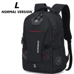 Men Multifunction USB Charging Fashion Business Casual Travel Anti-Theft Waterproof 17 Inch Laptop Backpack School Bag
