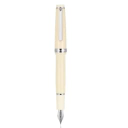 New Jinhao 82 Series Fountain Pen Acrylic F 0.5mm Nib School Office Supplies Business Writing Ink Pens Silver Clip Blue Yellow