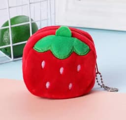 Women's Cute Coin Wallet Cartoon Soft Plush Small Coin Purse Bag for Women Penguin Animal Zippper Coin Money Card Purses Cases
