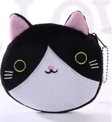 Women's Cute Coin Wallet Cartoon Soft Plush Small Coin Purse Bag for Women Penguin Animal Zippper Coin Money Card Purses Cases