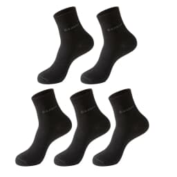 5Pairs/Lot Men's Bamboo Fiber Socks New Casual Business Anti-Bacterial Deodorant Breatheable Crew Socks Men Compression Socks