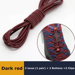 1pair Lazy Laces Sneaker ShoeLaces Elastic Shoe Laces  Shoe accessories lacets Shoestrings Running/Jogging/Triathlone