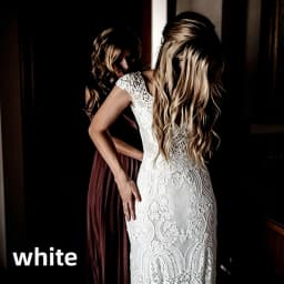 Womens Boho Mermaid Wedding Dress Full Lace V-neck Cap Sleeve Low Back Sweep Train Vintage Bridal Gown for Beach Outdoor Wedding