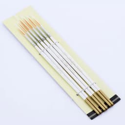 6Pcs Long/Short Hook Line Pen Paint Brush Round Nylon Hair Nail Art Line Drawing Pen For Painting Art Supplies