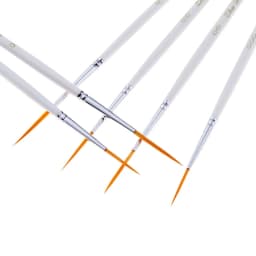 6Pcs Long/Short Hook Line Pen Paint Brush Round Nylon Hair Nail Art Line Drawing Pen For Painting Art Supplies